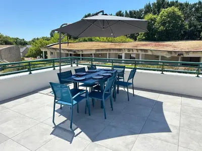 Balcon ou terrasse dans l'établissement Golf international la baule