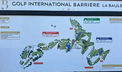 Plan de l'établissement Golf international la baule