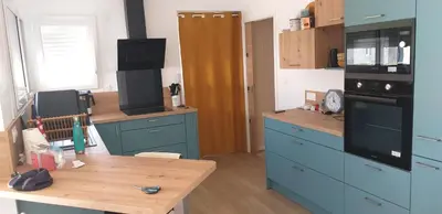 Cuisine ou kitchenette dans l'établissement Maison Le Fenouiller Vendée 8 personnes 3 étoiles