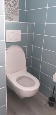 Salle de bains dans l'établissement Maison Le Fenouiller Vendée 8 personnes 3 étoiles