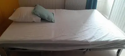 Un ou plusieurs lits dans un hébergement de l'établissement Au Bon oranger, Appartement en coeur de ville hyper centre