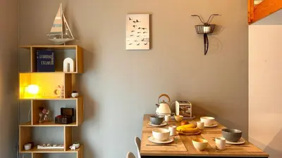Plateau bouilloire dans l'établissement L'Atlantide Maison & Spa - Accès direct à la plage