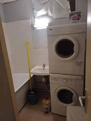 Salle de bains dans l'établissement Émeraude tulipe