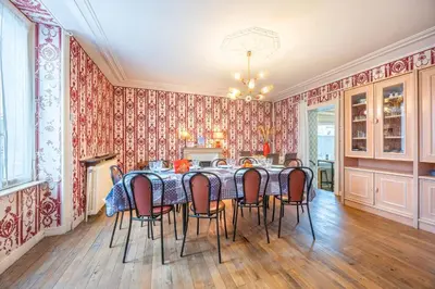 Coin salon dans l'établissement Gîte de l'ouvroux