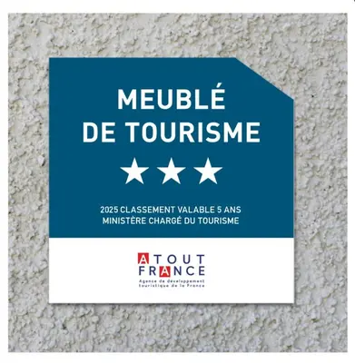 Certificat, récompense, panneau ou autre document affiché dans l'établissement Appartement de charme, face à l'ocean