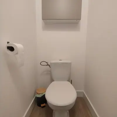 Salle de bains dans l'établissement Gite de charme à Guipry Messac