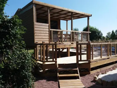 Balcon ou terrasse dans l'établissement Camping l'Albatros