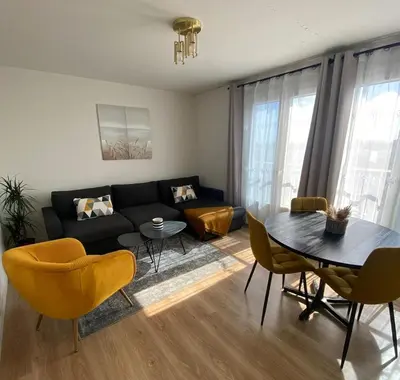 Coin salon dans l'établissement Résidence, Beaujoire, Parking privé
