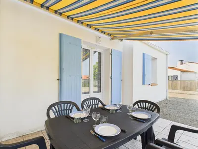 Plan de l'établissement Maison de vacances pour 4, St-Hilaire-de-Riez