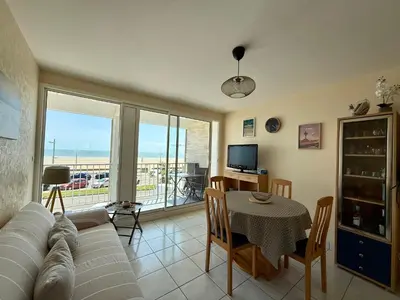Plan de l'établissement Appartement Vue Mer avec 2 Chambres à Saint-Jean-de-Monts - FR-1-652-59