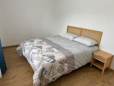 Un ou plusieurs lits dans un hébergement de l'établissement Maison 4 chambres près d Angers et à 500 m de la Loire