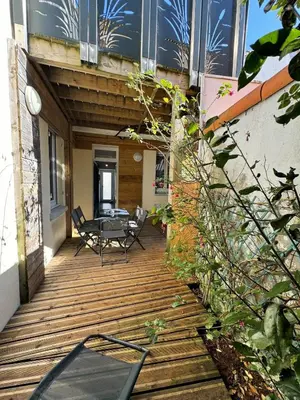 Balcon ou terrasse dans l'établissement Appart 50M2 - 2 Chambres - Centre-Gare-Mer Plage à pied