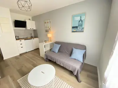 Cuisine ou kitchenette dans l'établissement Bonnefoy - Studio centre ville