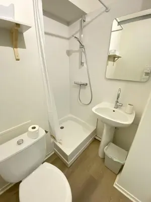 Salle de bains dans l'établissement Bonnefoy - Studio centre ville