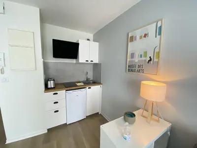 Cuisine ou kitchenette dans l'établissement Bonnefoy - Studio centre ville