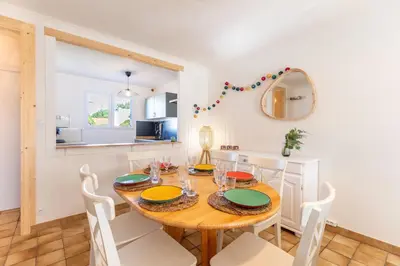 Plan de l'établissement Le 5 Mimosas - Plage à 600m garage