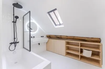 Salle de bains dans l'établissement Le Waterloo - Au coeur de Nantes