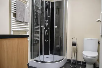 Salle de bains dans l'établissement Au domaine de la maisonnette