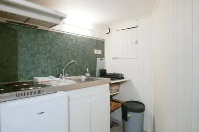 Cuisine ou kitchenette dans l'établissement Studio cozy sur 2 niveaux - 2 à 4 personnes