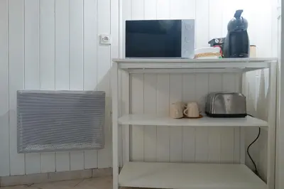 Cuisine ou kitchenette dans l'établissement Studio cozy sur 2 niveaux - 2 à 4 personnes