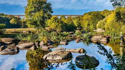 Paysage naturel près de la maison de vacances