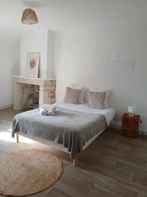 Un ou plusieurs lits dans un hébergement de l'établissement Appartement Doutre - 3e étage