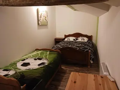 Un ou plusieurs lits dans un hébergement de l'établissement Maison de bourg entre Nantes et Cholet