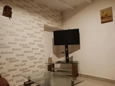 Télévision ou salle de divertissement dans l'établissement Maison de bourg entre Nantes et Cholet