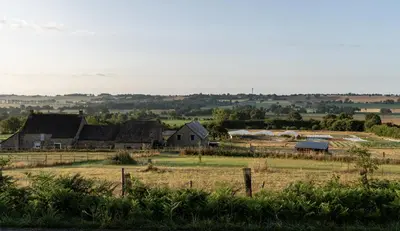 Paysage naturel près de la maison de vacances