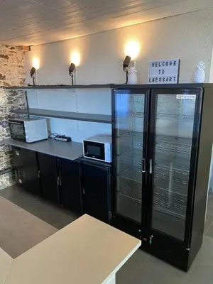 Cuisine ou kitchenette dans l'établissement L'Essart