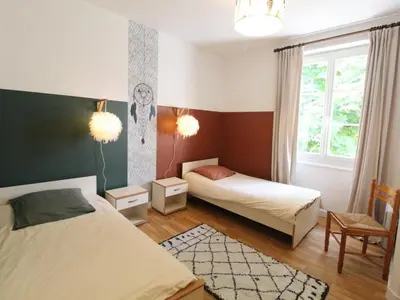 Un ou plusieurs lits dans un hébergement de l'établissement Gîte familial entre Angers et Saumur - FR-1-622-104