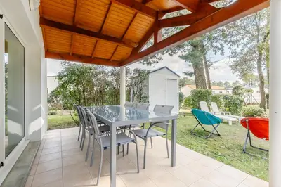 Jardin de l'établissement Le 113 Dunes - Jardin parking proche plage