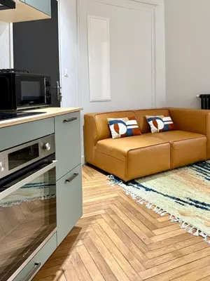 Cuisine ou kitchenette dans l'établissement id-home le St Nicolas