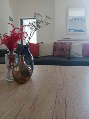 Coin salon dans l'établissement Charmant T2 au coeur d'Angers