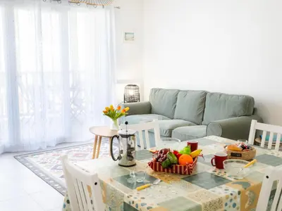 Coin salon dans l'établissement Apartment Atlantica-3 by Interhome