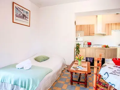 Un ou plusieurs lits dans un hébergement de l'établissement Holiday Home Rose-May by Interhome