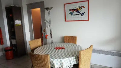 Coin salon dans l'établissement Résidence Argos - Location de Vacances - PORNICHET - 2 pièces - 021 - 60409 MAE-7411