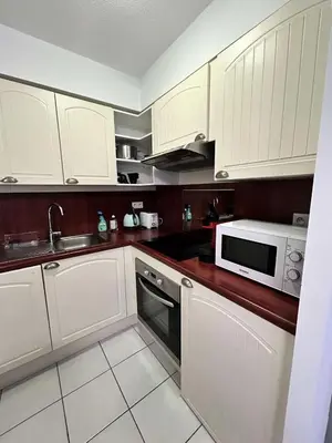 Cuisine ou kitchenette dans l'établissement Résidence Ker Juliette - Pornichet - Résidence Ker Juliette MAE-9721
