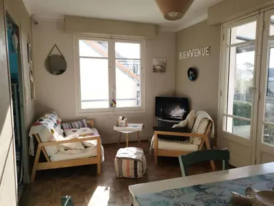 Coin salon dans l'établissement Résidence Bur-41-pornichet - Location de Vacances - PORNICHET - Maison - 014-60362 MAE-6151