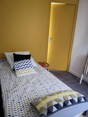 Un ou plusieurs lits dans un hébergement de l'établissement Résidence Bur-41-pornichet - Location de Vacances - PORNICHET - Maison - 014-60362 MAE-6151