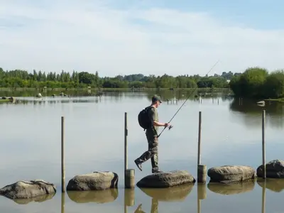 Vue sur la rivière ou le fleuve situé(e) à proximité de la maison de vacances