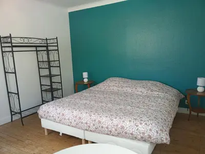 Un ou plusieurs lits dans un hébergement de l'établissement Maison de bourg
