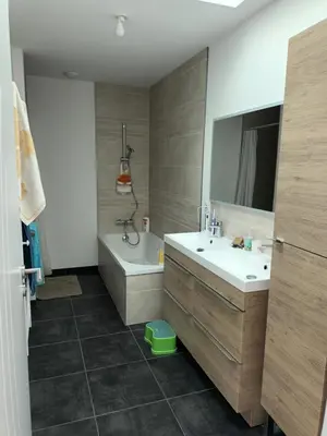 Salle de bains dans l'établissement Maison entre Nantes et l'océan