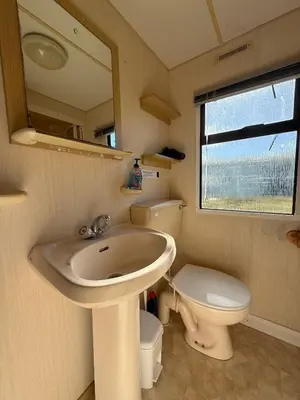 Salle de bains dans l'établissement Escapade Nature à St Maurice