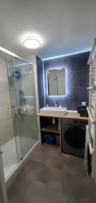 Salle de bains dans l'établissement Mes vacances à la mer
