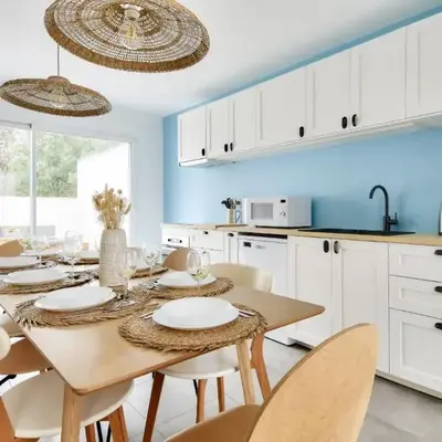 Jolie maison pour 8 - 400m de la plage - terrasse