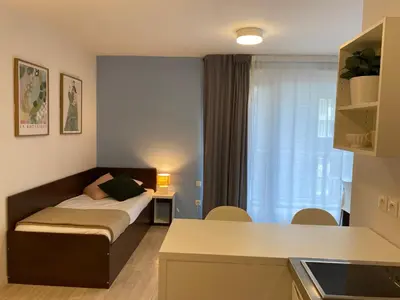 Un ou plusieurs lits dans un hébergement de l'établissement Apparteo Nantes