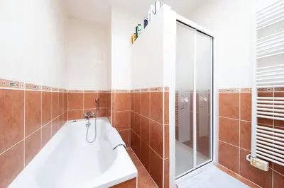 Salle de bains dans l'établissement gite de la Mabonniere