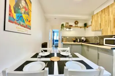 Cuisine ou kitchenette dans l'établissement The Terrace - Near Downtown - BBQ