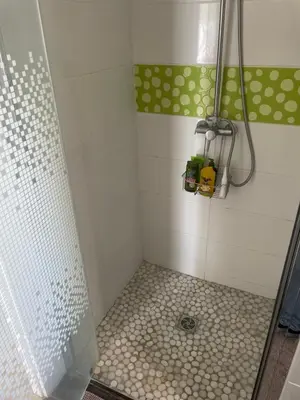 Salle de bains dans l'établissement maison individuelle